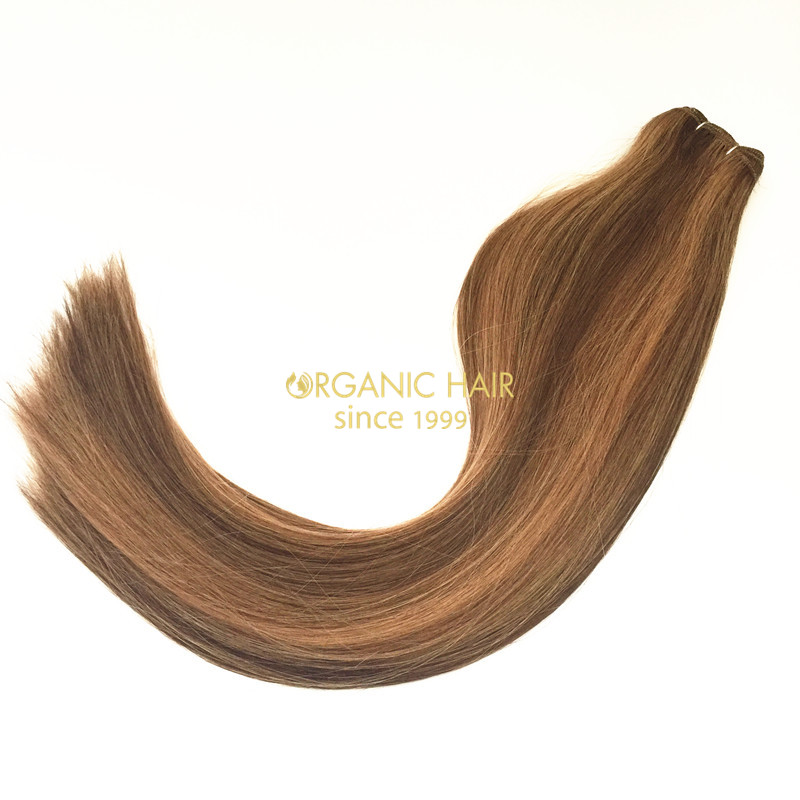 Real human hair extensions